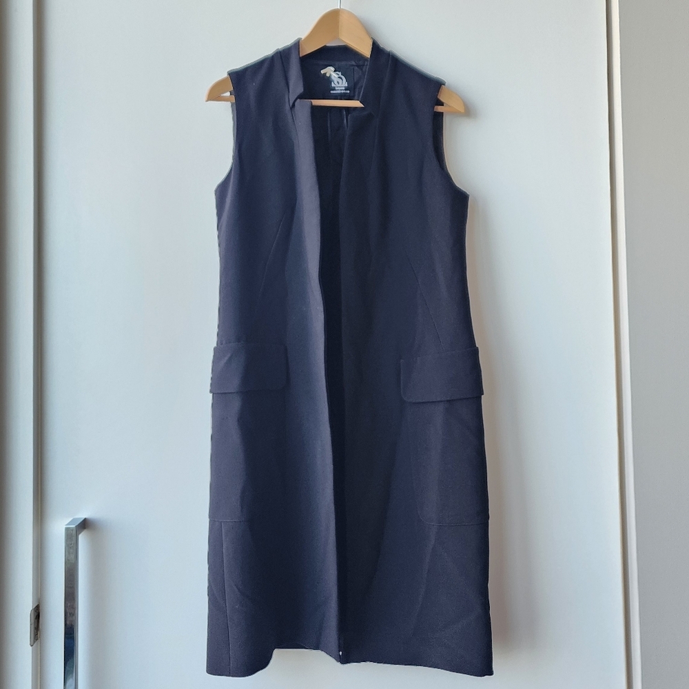 Sinequanone Long Midi Open Blazer Vest